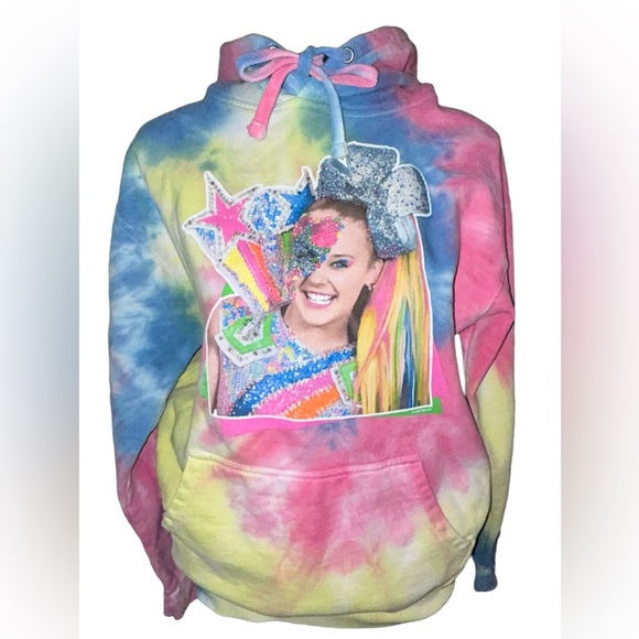 🎉 JOJO!! PASTEL TIE-DYE 2022 DREAM CONCERT HOODIE! #NICKELODEON *RARE* - Picture 15 of 16